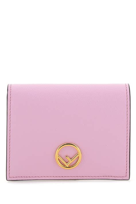 fendi pink leather wallet|Fendi wallet price.